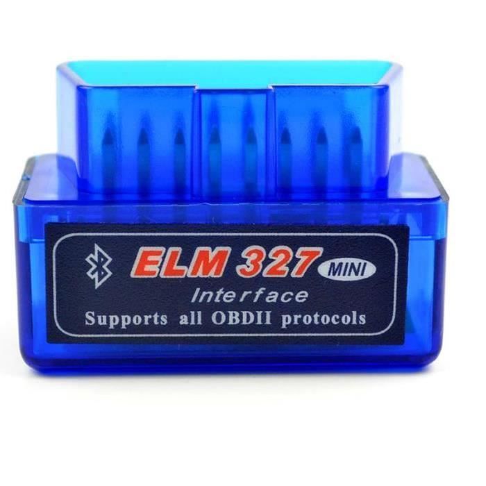 Bluetooth Mini ELM327 V21 OBD II OBD2 OBD Auto Scanner d'interface diagnostique de voiture