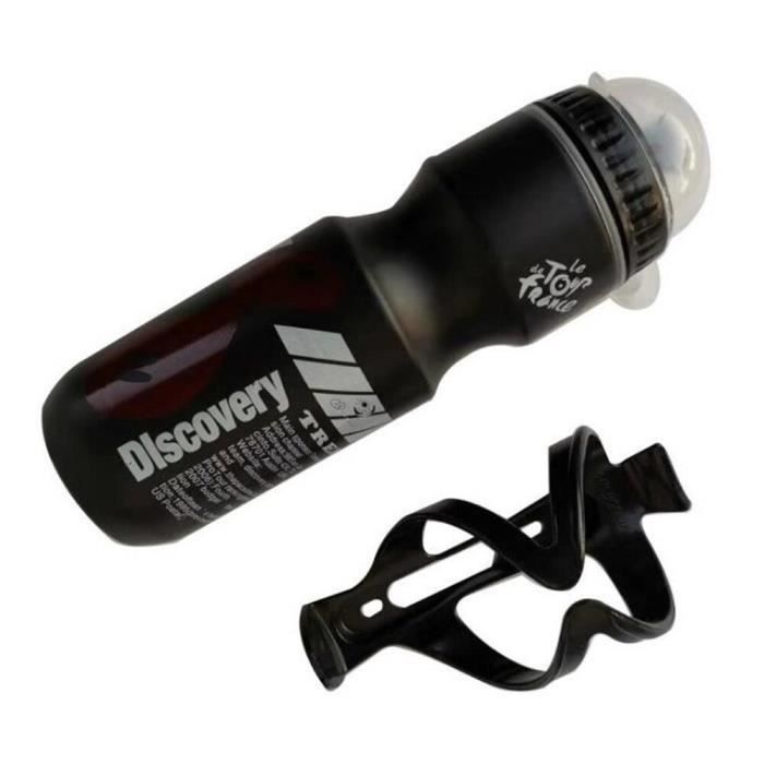 Porte-bidon Vélo Avec Bouteille 600 Ml – Étanche, Double Verrouillage – Pour VTT, Route, Ville