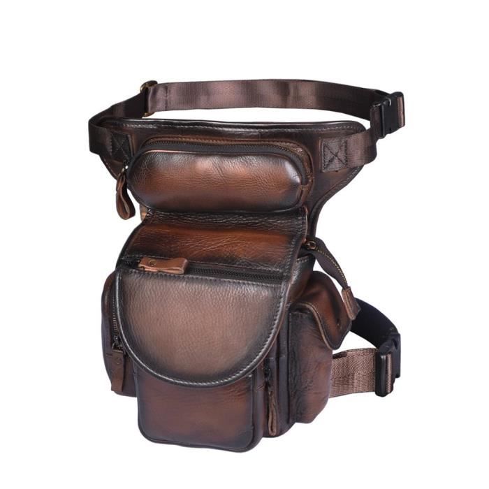 Ceinture - Cuir Véritable - Homme - 3,5 cm de large - Taille réglable
