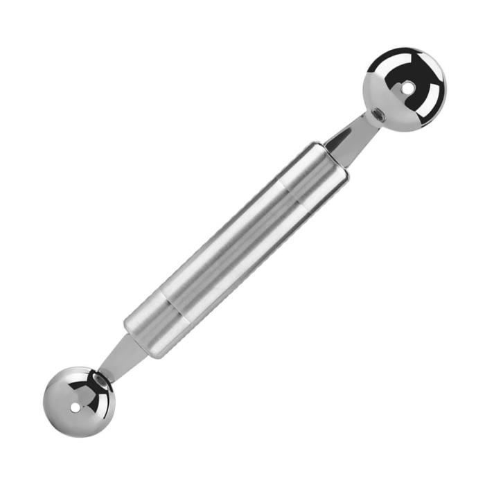 ESTINK Couteau à découper les fruits Acier inoxydable pastèque melon baller fruits couteau à découper ustensiles de cuisine