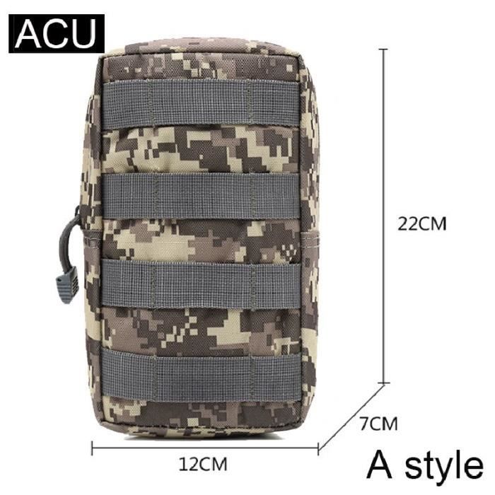 Pochette Tactique Multifonction Pochette Molle Équipé D'un