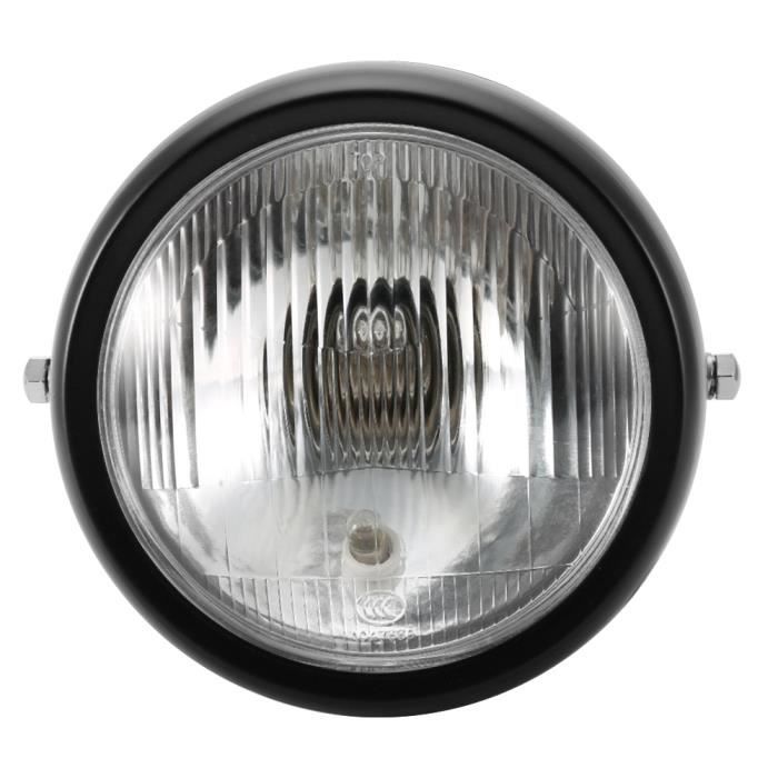 5.75in Motorcycle Headlight 35W Yellow Lens High Low Beam Front Fog