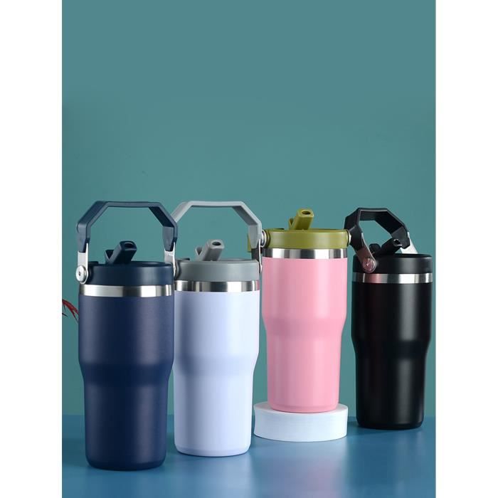 Poignée Paille Mug Isotherme Autsel 40oz (1200ml) Avec Poignée Et