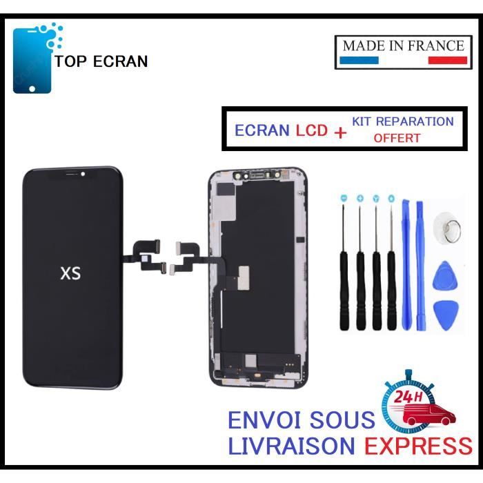 Ecran Iphone XS afficheur LCD complet avec Kit outil de réparation
