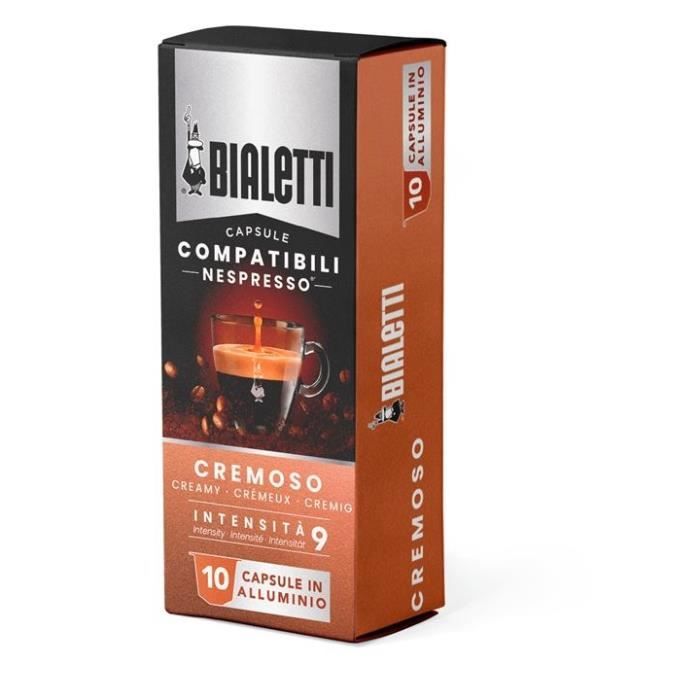 BIALETTI CAPSULES NESPRESSO COMPATIBLES BIALETTI GOÛT CRÉMEUX INTENS