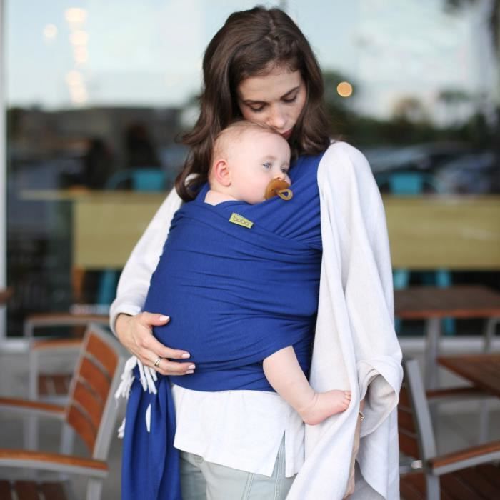 Echarpe De Portage Boba Wrap Bambou Bleu Unique Bleu Cdiscount Puericulture Eveil Bebe