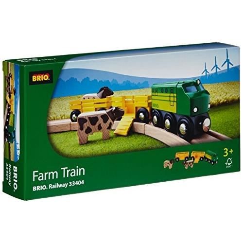 Train des animaux de la ferme Brio pour chambre enfant - Les Enfants du