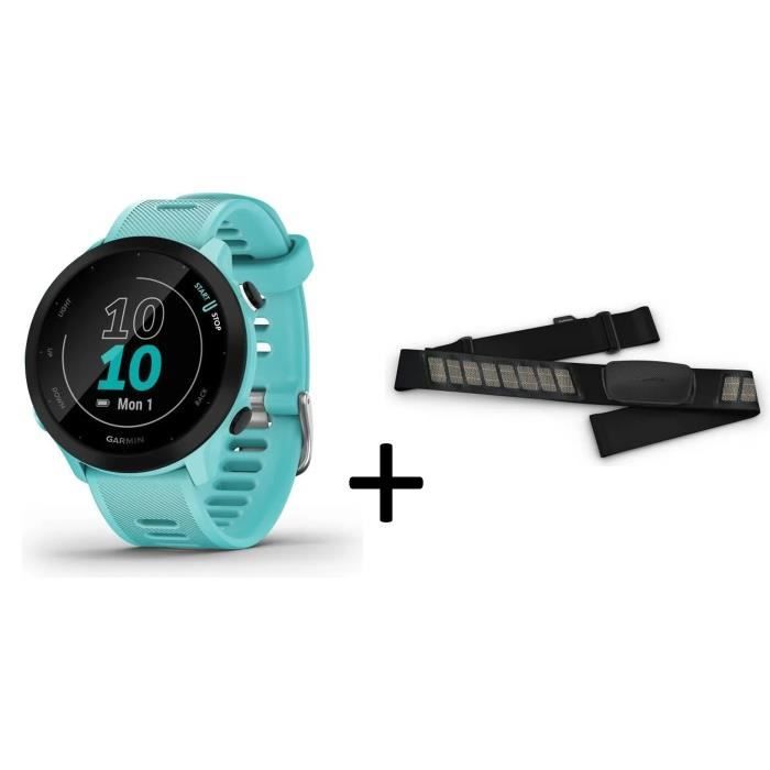 GARMIN - Montre connectée Forerunner 55 + Ceinture HRM-Dual