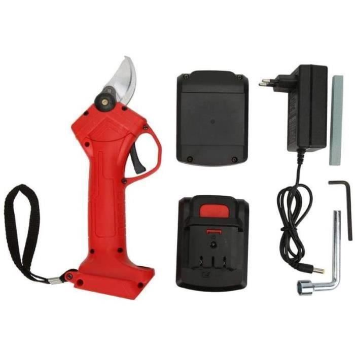 Sécateur Électrique Pro Avec Perche – Coupe Branches Jusqu'à 40 Mm, 3 Longueurs Réglables, Moteur Sans Balais 800W