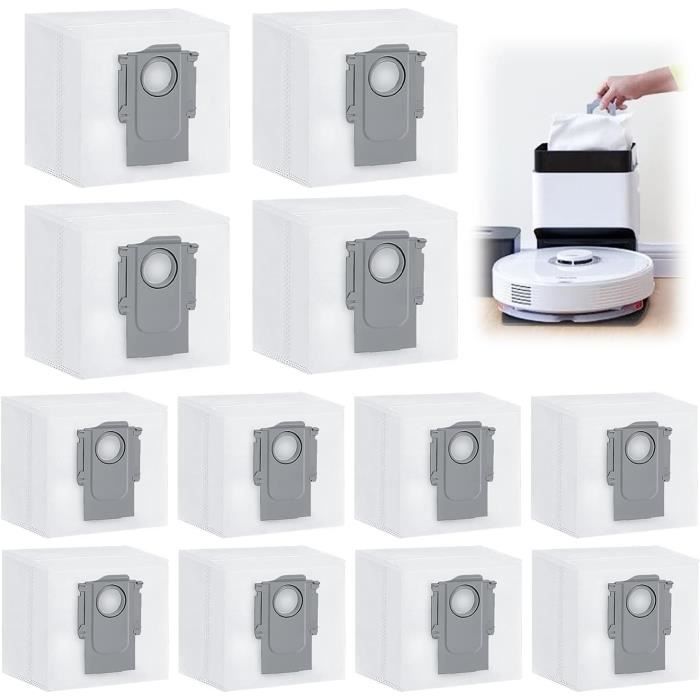 12 sacs aspirateur pour iRobot Roomba I7 Plus - CHICHENG - Kit de sacs -  Capacité 3L - Installation facile - Cdiscount Electroménager