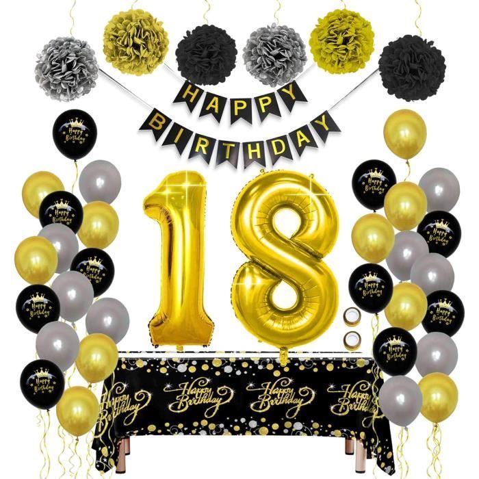 Kit Décoration Fête Anniversaire Pixel - Bannière, Ballons, Nappe Et Accessoires Garçon