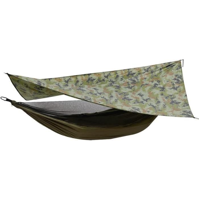 Hamac Avec Moustiquaire Et Bâche, Portable Hamac Double En Nylon