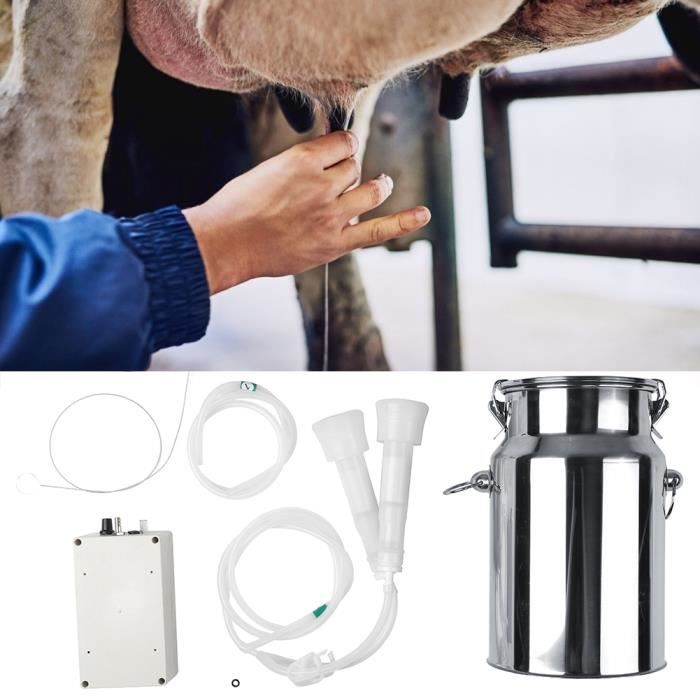 Machine à Traire Chèvres Jiawu électrique - Seau Inox 2L Avec Pompe USB