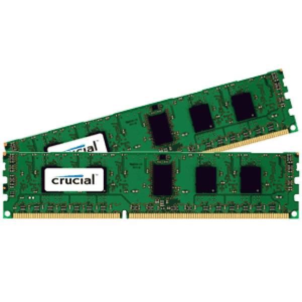 Crucial DDR3L kit : 2 x 8 Go DIMM 240 broches 1600 MHz / PC3 12800 CL11 1.35 V mémoire sans tampon non ECC