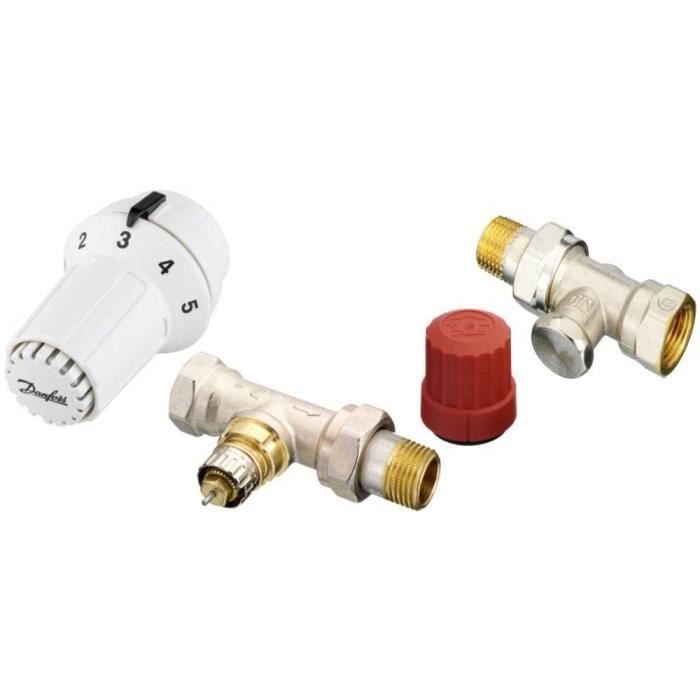 Pack De 3 Têtes Thermostatiques Connectées WiFi SALCAR - Compatible Alexa & Google - Programmable - Aucune Passerelle