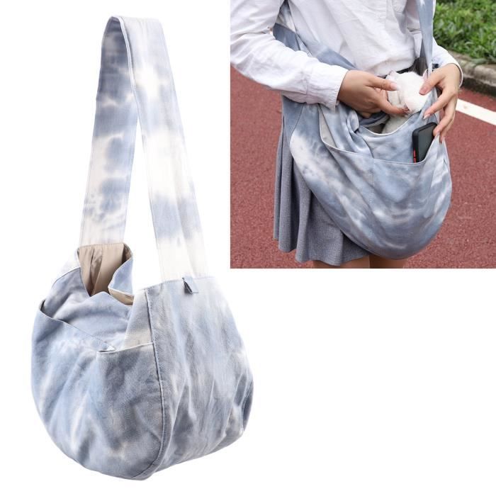 ER1680 Pet Sling Transporteur Portebébé pour Chien et Chat Sac Mains Libres Réversible pour
