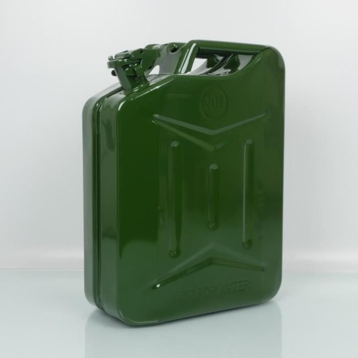 Bidon Essence Polisport ProOctane 10L – Approuvé, Anti-fuite, Double Poignée, Avec Mélangeur Huile, Rouge