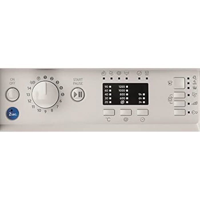 Indesit BI WMIL N lavadora Carga frontal 7 kg 1200 RPM E Blanco