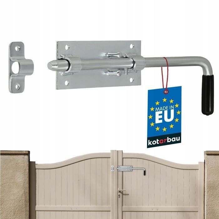 Loquet De Serrure De Porte De Sécurité Loquet De Porte Antivol En Alliage De Zinc Robuste Pour Porte D'hôtel à La Maison (Argent