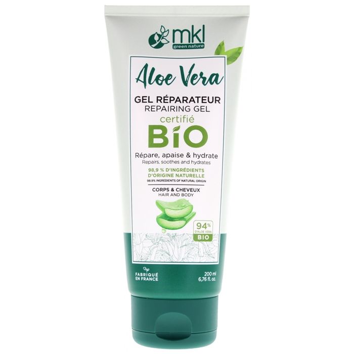 SO’BiO ETIC Aloe Vera Bio-Gel – 125 Ml, Feuchtigkeitsspendendes Serum Für Gesicht & Körper, Dermatologisch Getestet