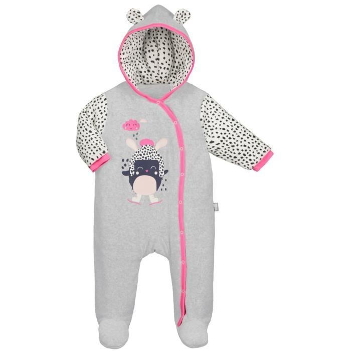 Combi Pilote Bebe Fille Bulle De Coton Taille 18 Mois 86 Cm Multicolor Cdiscount Pret A Porter