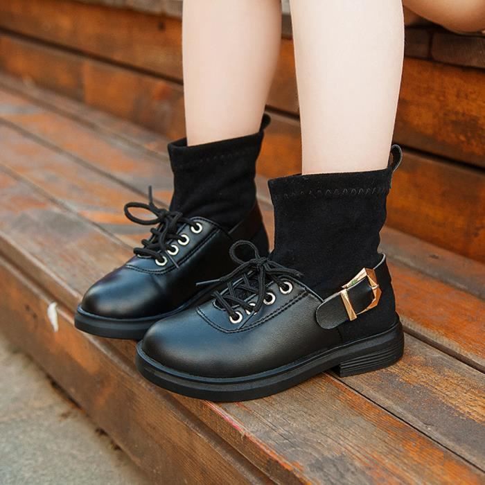 Yangledu Chaussures Bebe Bebe Nouveau Ne Filles Garcons Dessin Anime Chaussures Premiers Marcheurs Chaussures Noir Noir Cdiscount Chaussures