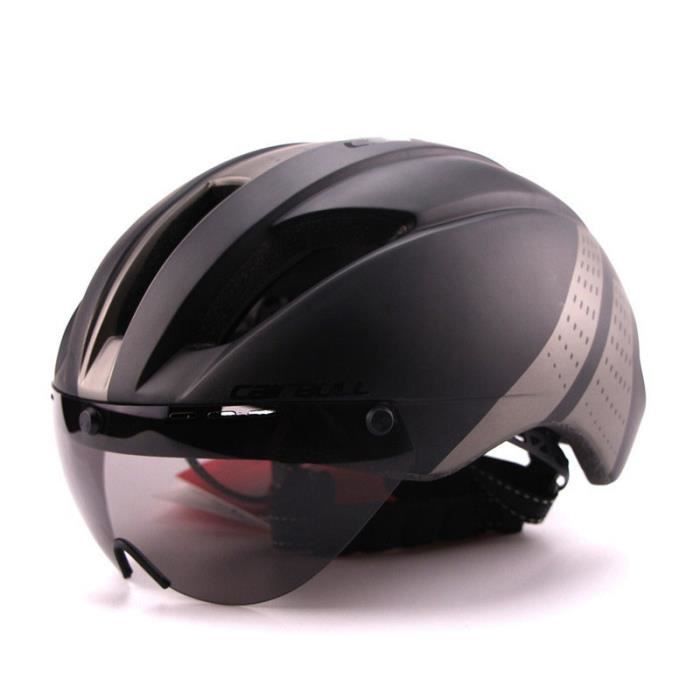 Casque de vélo route FUNMOON Aero Ultra-léger Gris foncé