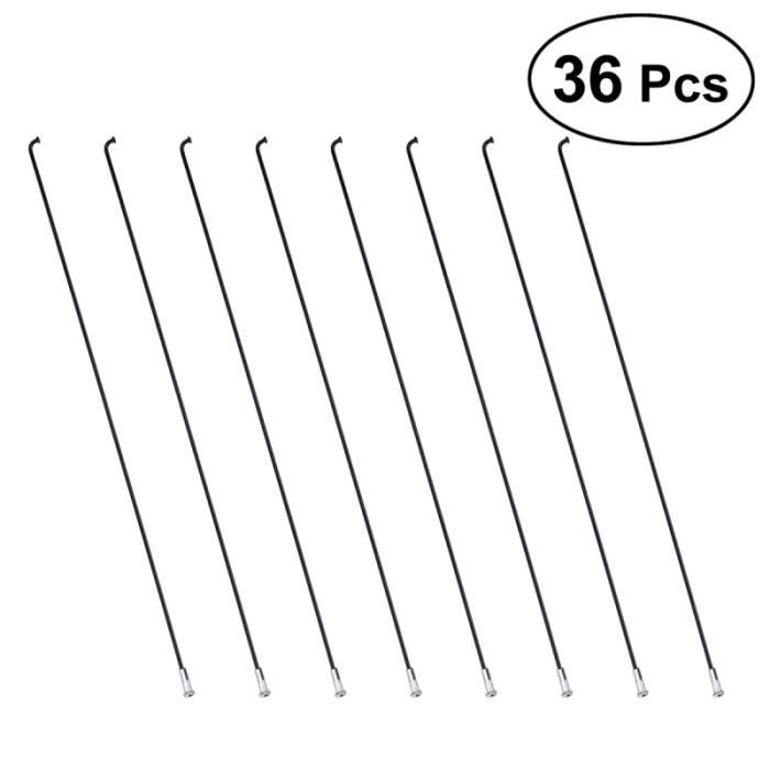 36 pcs 14G J Courbure 297 mm Vélo Vélo Rayons avec Mamelons