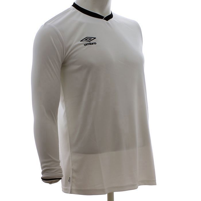 UMBRO Maillot T-shirt Manches Longues Basic Homme blanc