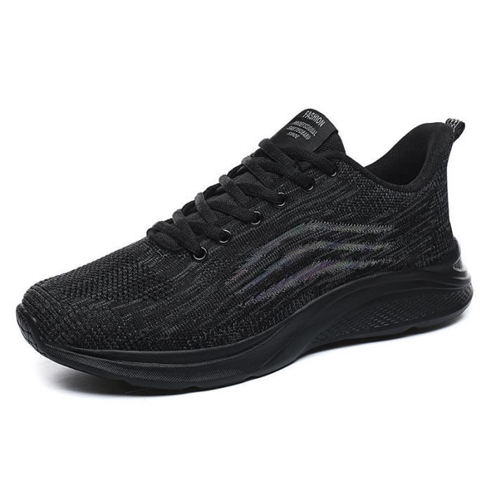 KIANII Chaussures de sport Homme - KIANII - Noir - Mode polyvalente - Absorbant la sueur