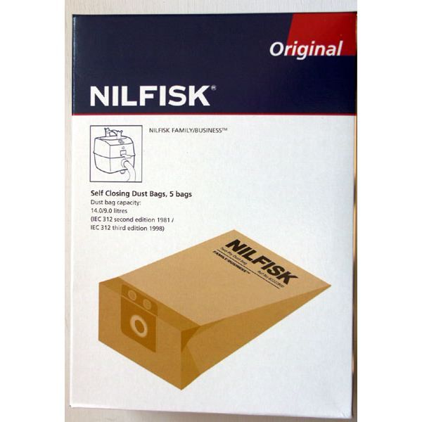 NILFISK 822 229 00 - 5 Sacs aspirateur NILFISK ori
