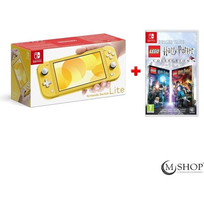 Pack Nintendo Switch Lite Jaune + LEGO Harry Potter
