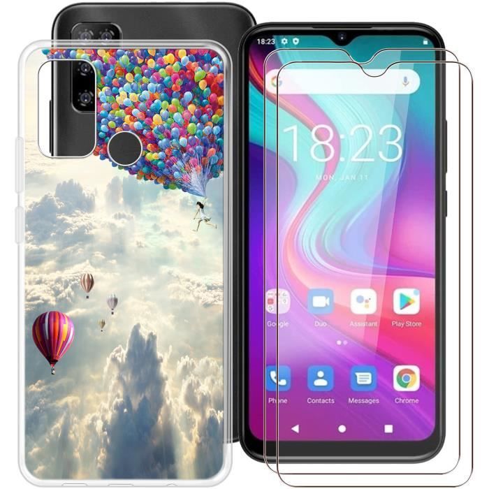 Coque Vivo Y36 En Verre Trempé, 3 Pièces Souple TPU Silicone Protection