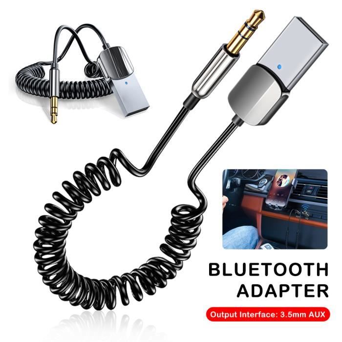 Récepteur sans fil compatible Bluetooth pour voiture, câble adaptateur sans  fil, câble à Dongle Jack 3.5mm - Achat / Vente kit bluetooth téléphone  récepteur sans fil compatib - Cdiscount