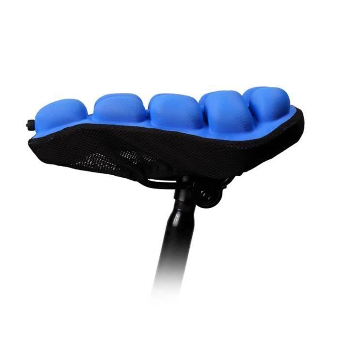 Grand Coussin De Selle De Vélo Bikeroo - Gel Doux 10x11 Pouces - Noir - Neuf