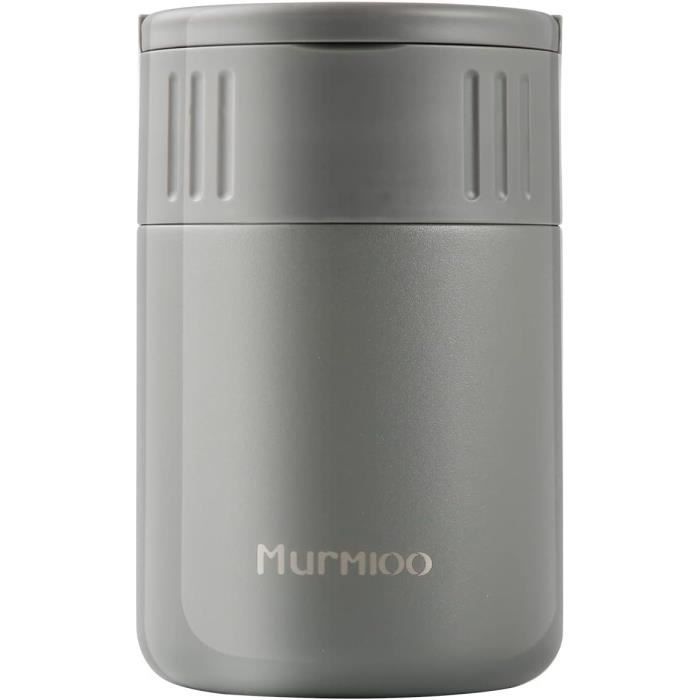 Lunaobrik Récipient à soupe isolé en acier inoxydable de 500 ml | Bouteille sous vide anti-fuite pour aliments chauds et froids pour les déplacements, le travail, l'école, le camping Lunaobrik Récipient à soupe isolé en acier inoxydable de 500 ml | Bouteille sous vide anti-fuite pour aliments chauds et froids pour les déplacements, le travail, l'école, le camping
