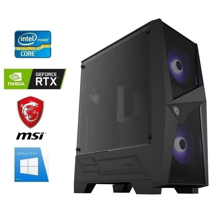 PC Gamer intel I9-9900 - GeForce RTX 2060 6GO - 16GO RAM - SSD 480GO + HDD  3000GO - WIFI - MSI MAG FORGE 100M - Windows 10 - Cdiscount Informatique