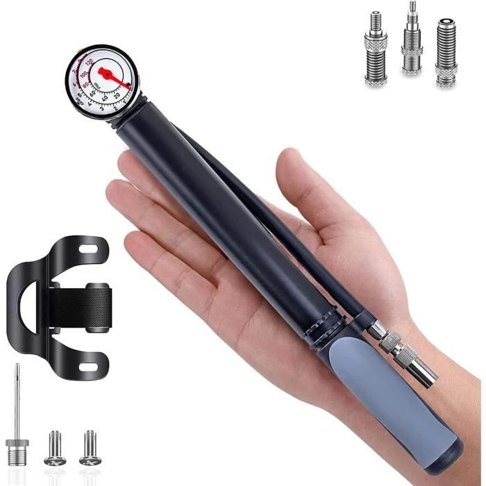 Mini pompe à vélo portable universelle pour pneus de vélo,valves Presta