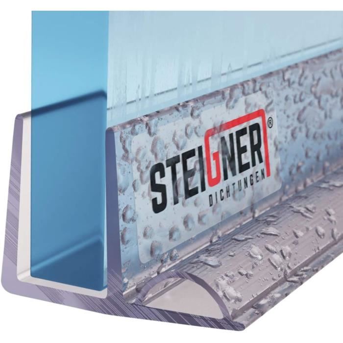 STEIGNER Joint De Douche Pour Paroi En Verre, 155cm, Vitre 6