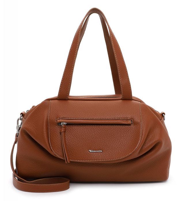 Sac Bandoulière Tamaris TAS Genna - Marron Foncé - Polyester, Sangle Réglable, Plusieurs Compartiments