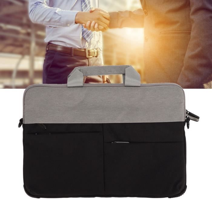 Sac Ordinateur Portable En Toile Oxford Avec Fermeture Éclair - Format A4 Étanché Résistant