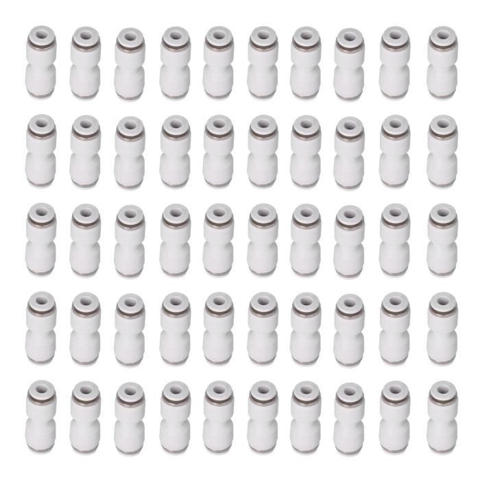 Lot 100 Bouchons Push-to-Connect 6 Mm PP – Capuchons Pneumatiques Anti-Poussière Pour Raccords Rapides