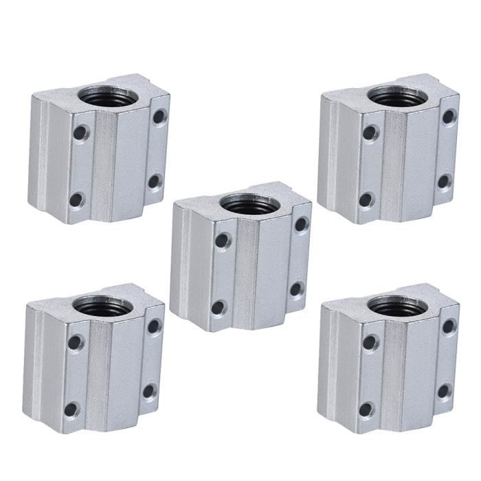 Lot De 8 Roulements Linéaires LM10UU 10mm - Pièces Imprimante 3D CNC, Bushing Linear Motion