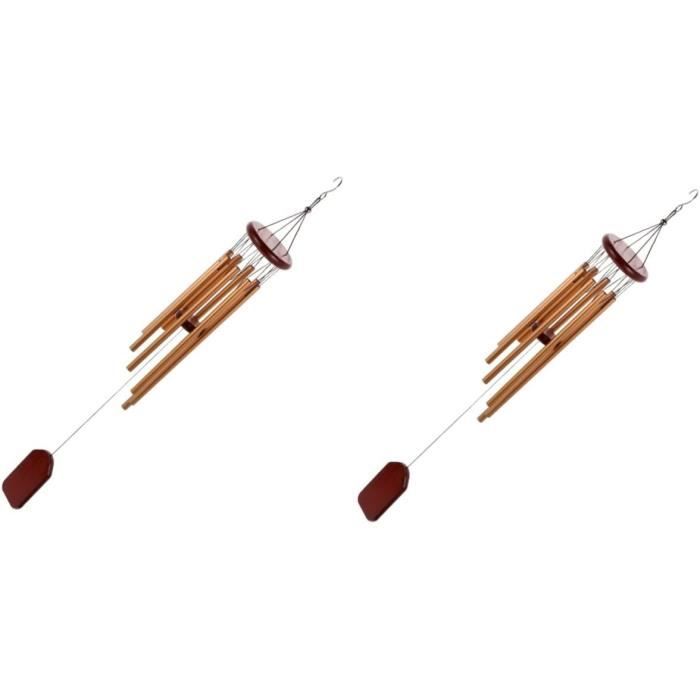 Tumgatte Carillon Éolien Étoile Carillon Éolien En Cuivre Carillon Éolien Décoration De Jardin Extérieur Cadeaux De Jardin Liquidation