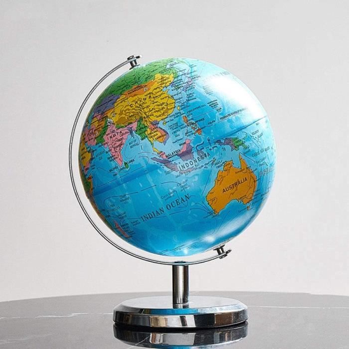 Globe Terrestre Miniature En Plastique - Environ 2,7x4 Cm, Pour Maison De Poupée, Déco Ou Accessoire Photo - 2