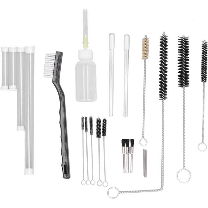 CYTGOUPER Kit De Nettoyage 21 Pièces Pour Pistolet De Pulvérisation Et Aérographe - Accessoires Complets Portable