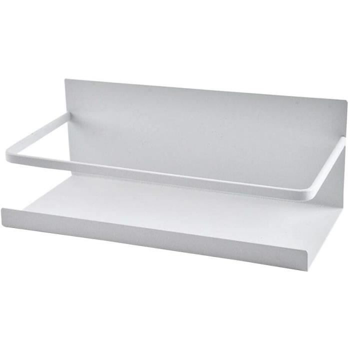Étagère De Rangement Magnétique Noire - Organisateur Épices Réfrigérateur Cuisine Et Salle De Bain