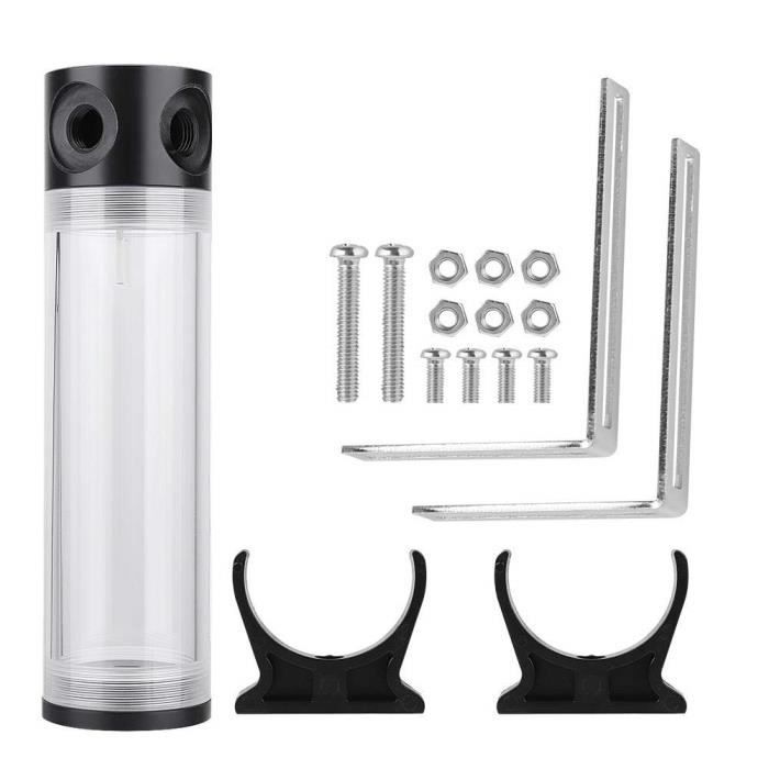 Réservoir De Refroidissement Par Eau Pour PC - Kit Cylindre DIY 50 Mm, Longueurs 190/240/300/400 Mm | PMMA, Filetage G1/4, Dissipateur Thermique