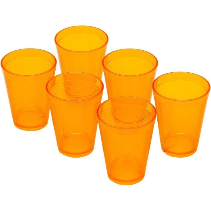 Drinkstuff Lot De 10 Verres Droits Réutilisables En Plastique Incassable 300 Ml