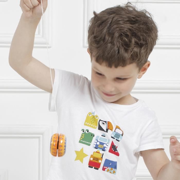 Jouet Yoyo VGEBY Modèle de dessin animé mignon Yoyo Ball Blanc